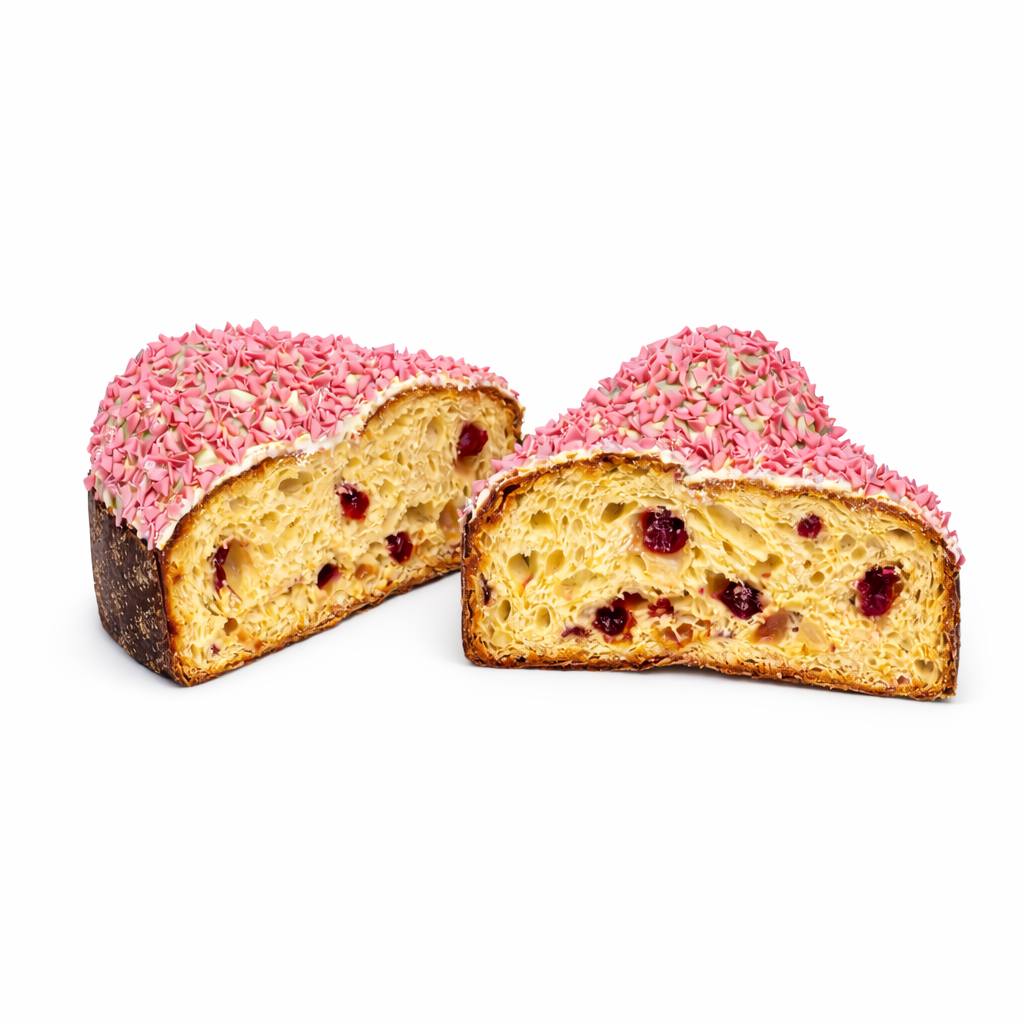 Colomba Frutti Rossi e Cioccolato Bianco - 750gr